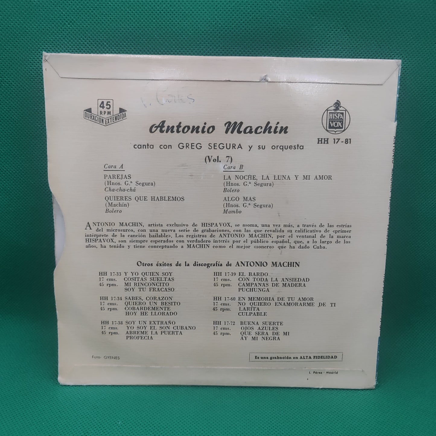 Antonio Machin - Canta