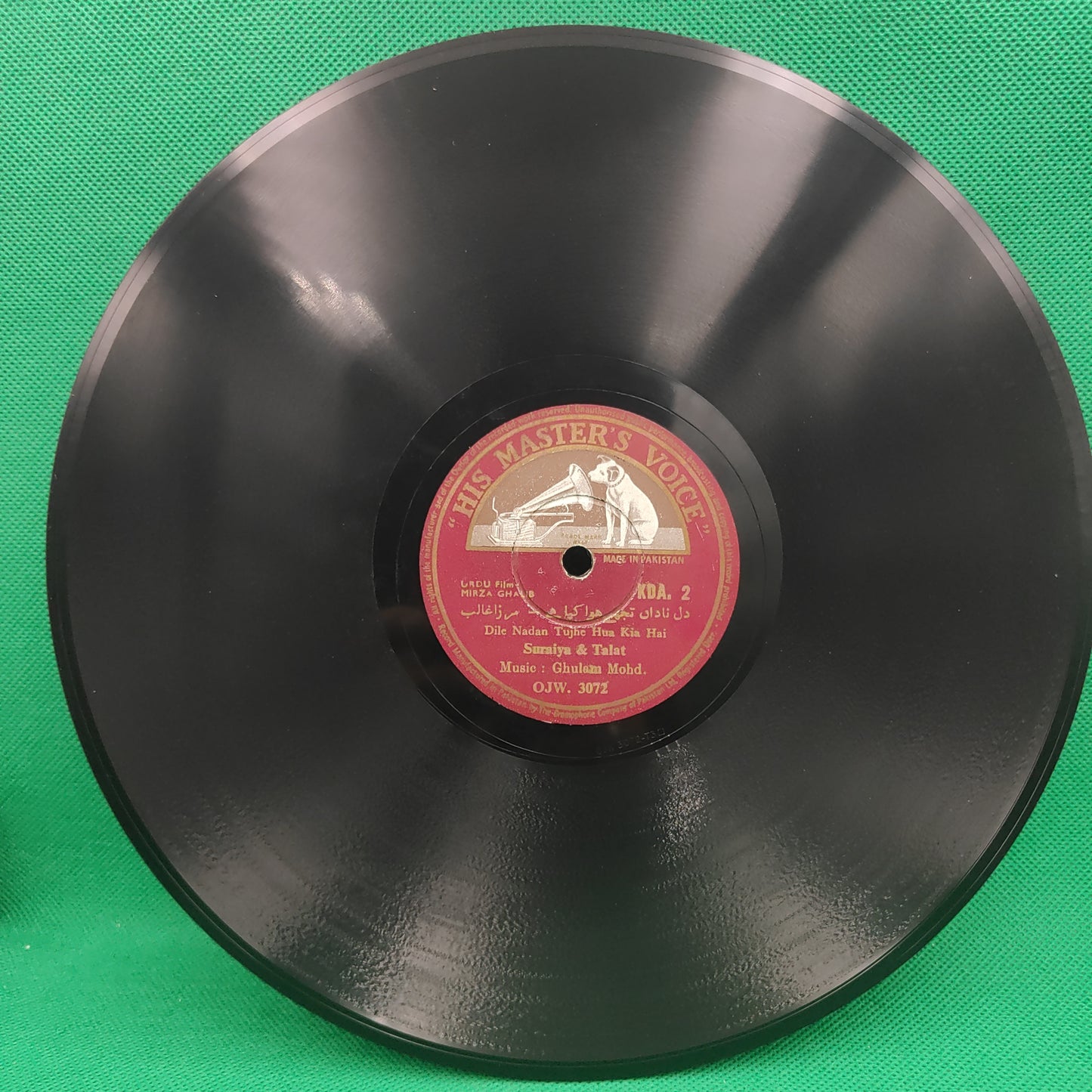 TALAT MAHMOOD / SURAIYA & TALAT - GHULAM MOHD - 78RPM