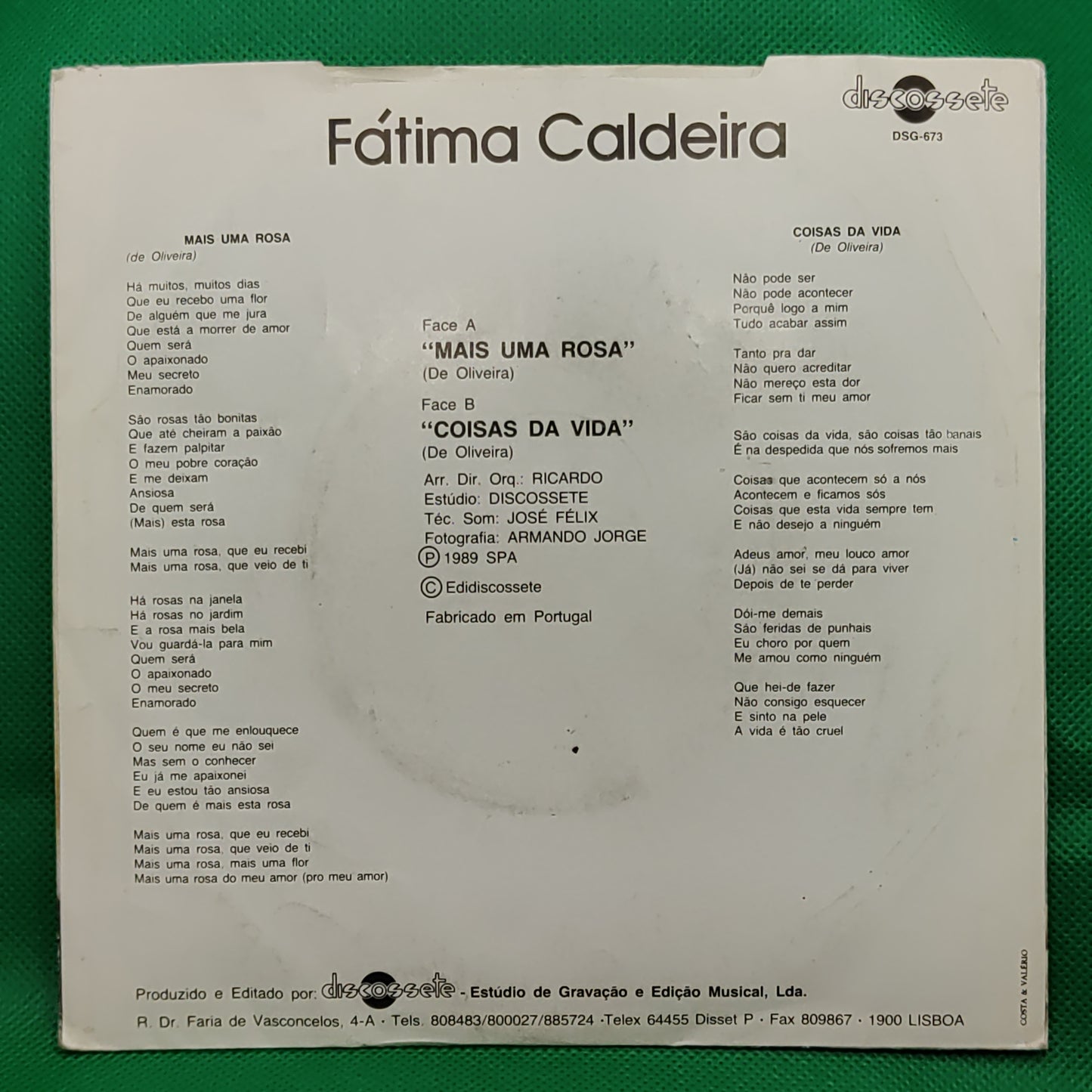 Fátima Caldeira - Mais uma rosa