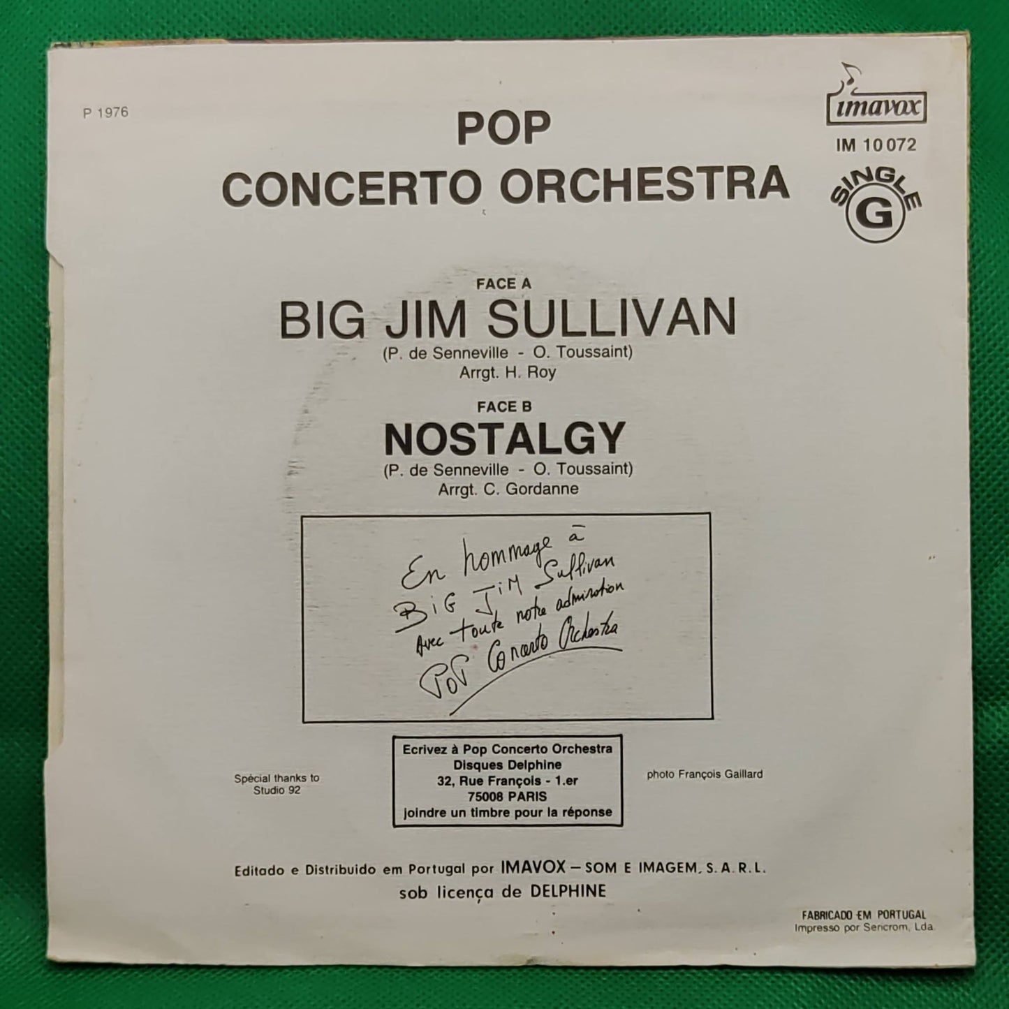 Pop Concerto Orchestra - Big Jim Sullivan
