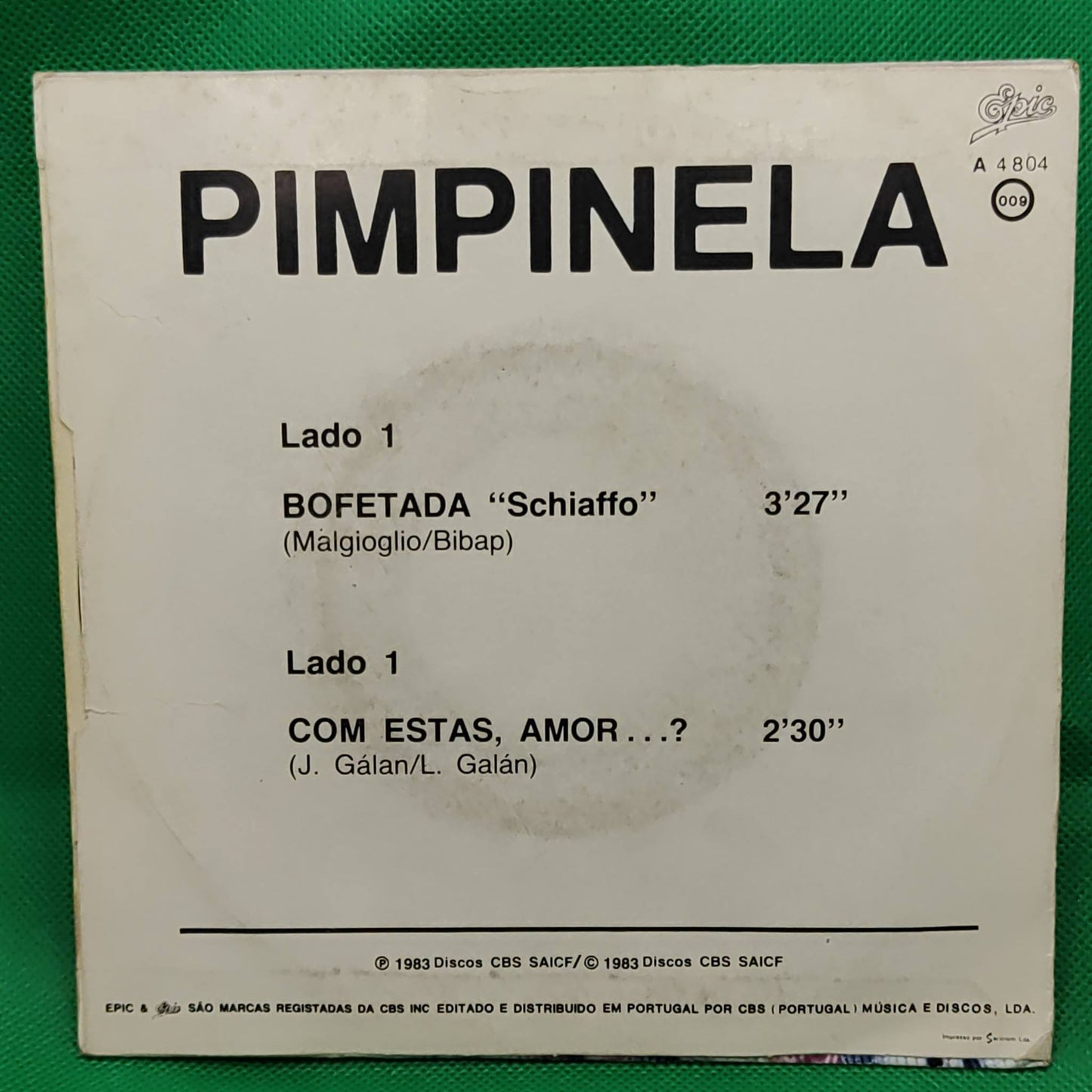Pimpernel- Ohrfeige