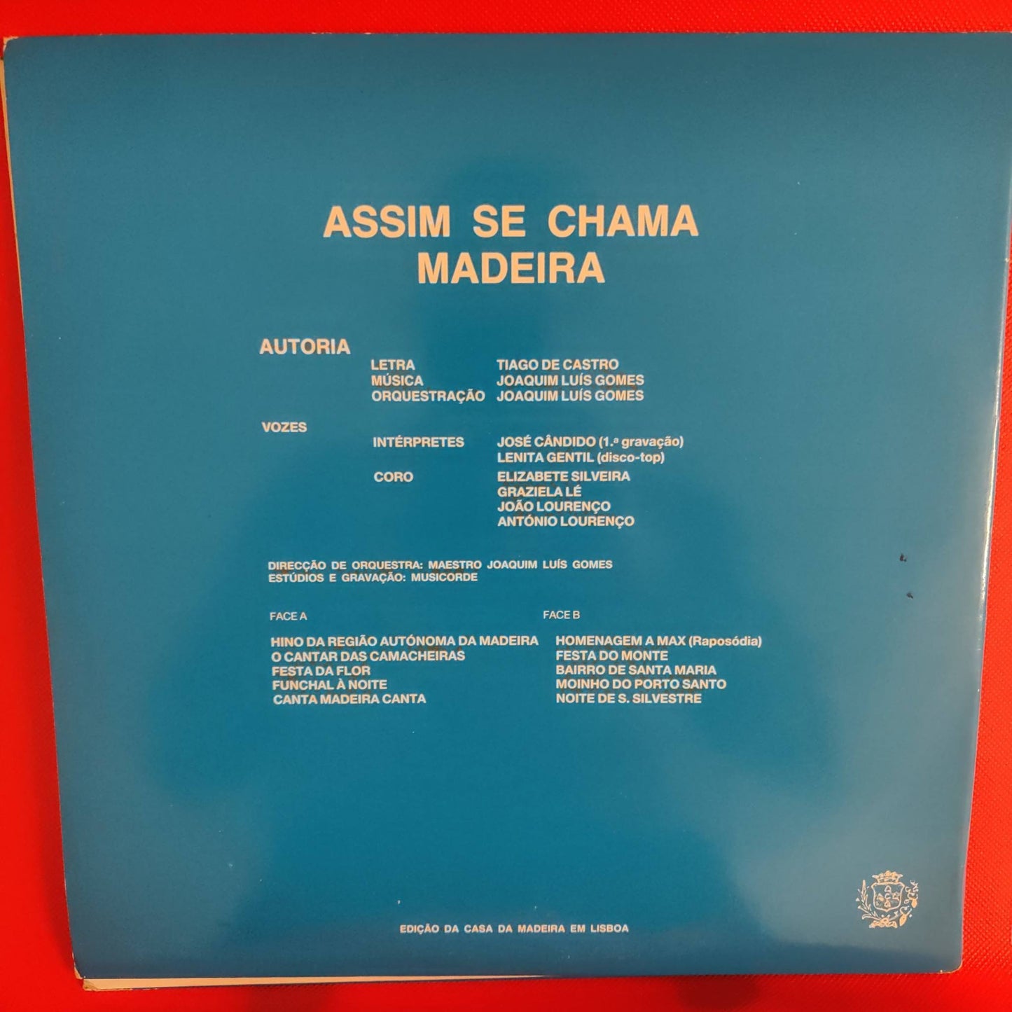 Madeira - Assim se chama ...