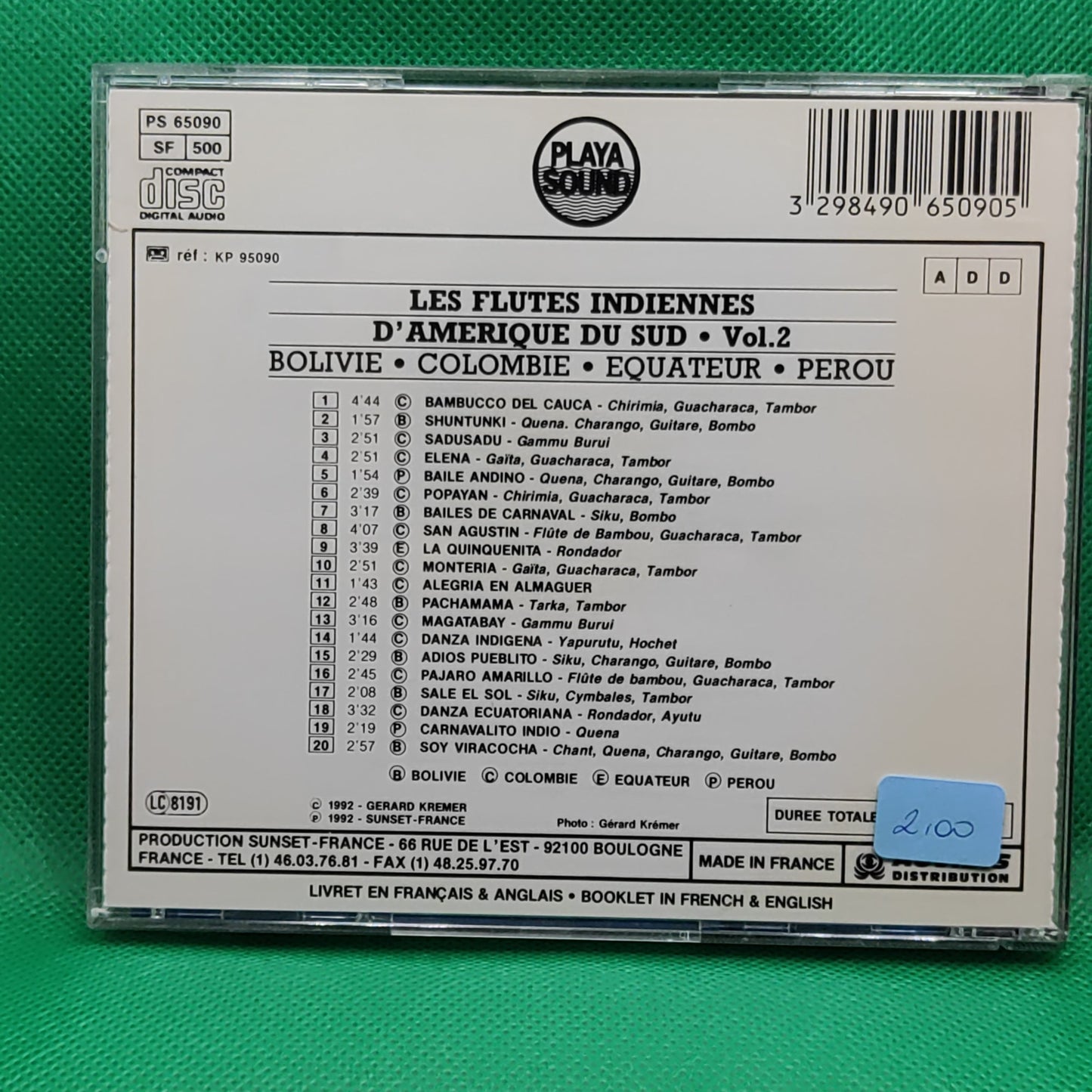 Les Flutes Indienne D'Amerique du sud - Vol 2