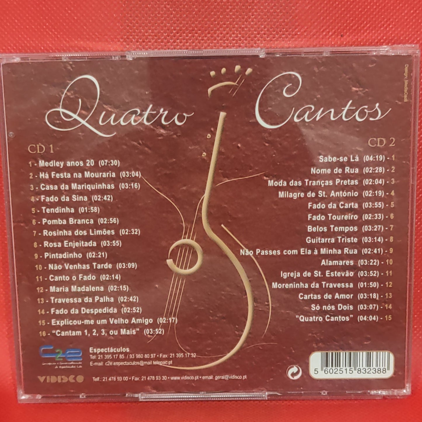 Quatro Cantos - 5 decadas de fado
