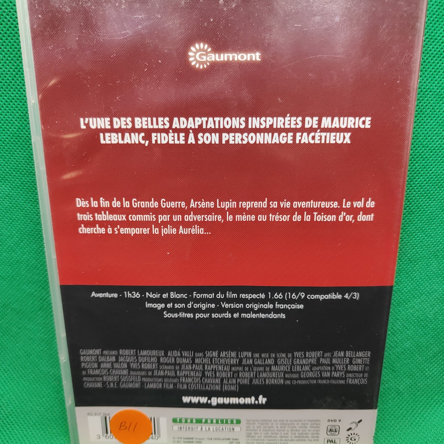 Signé Arsène Lupin - un film d'Yves Robert- 1959