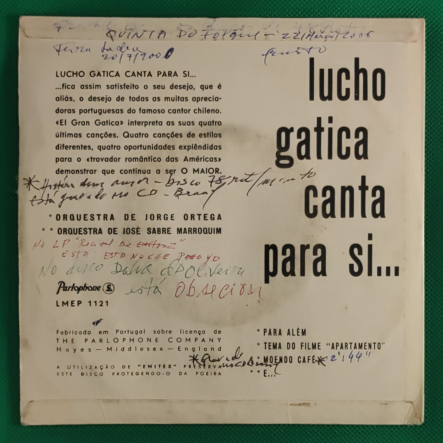 Lucho Gatica Canta Para Si...