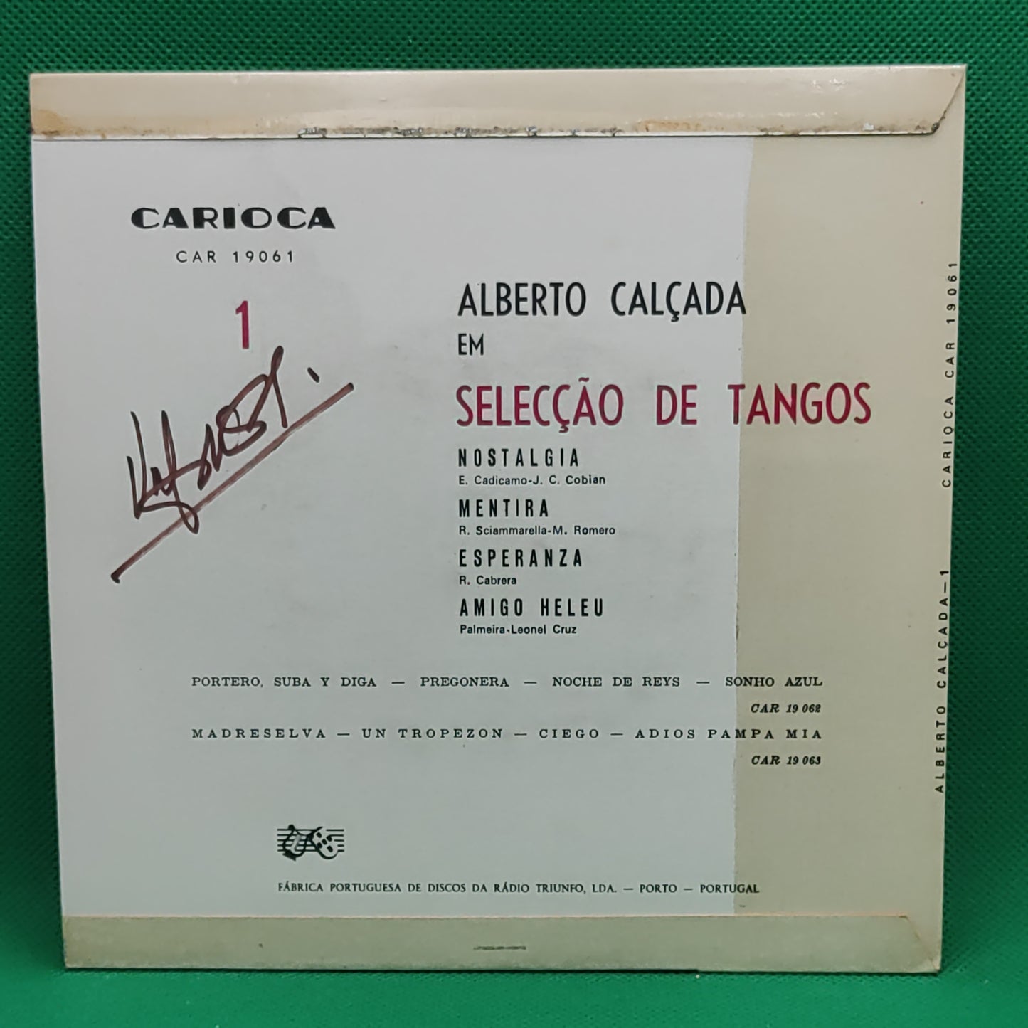 Alberto Calçada - Selecção de Tangos 1