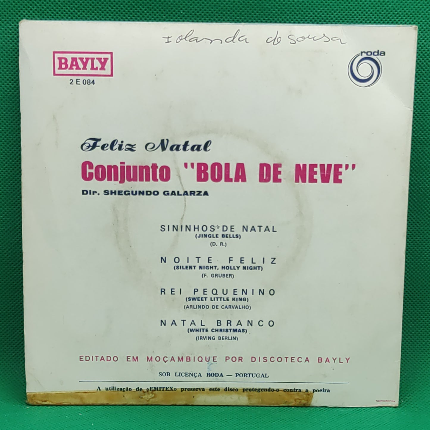 Feliz Natal - Conjunto "bola de neve"