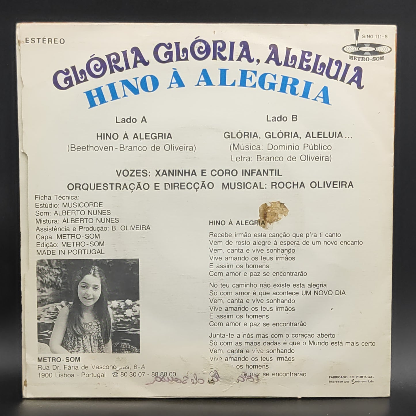 Glória, Glória, Aleluia - Hino à Alegria