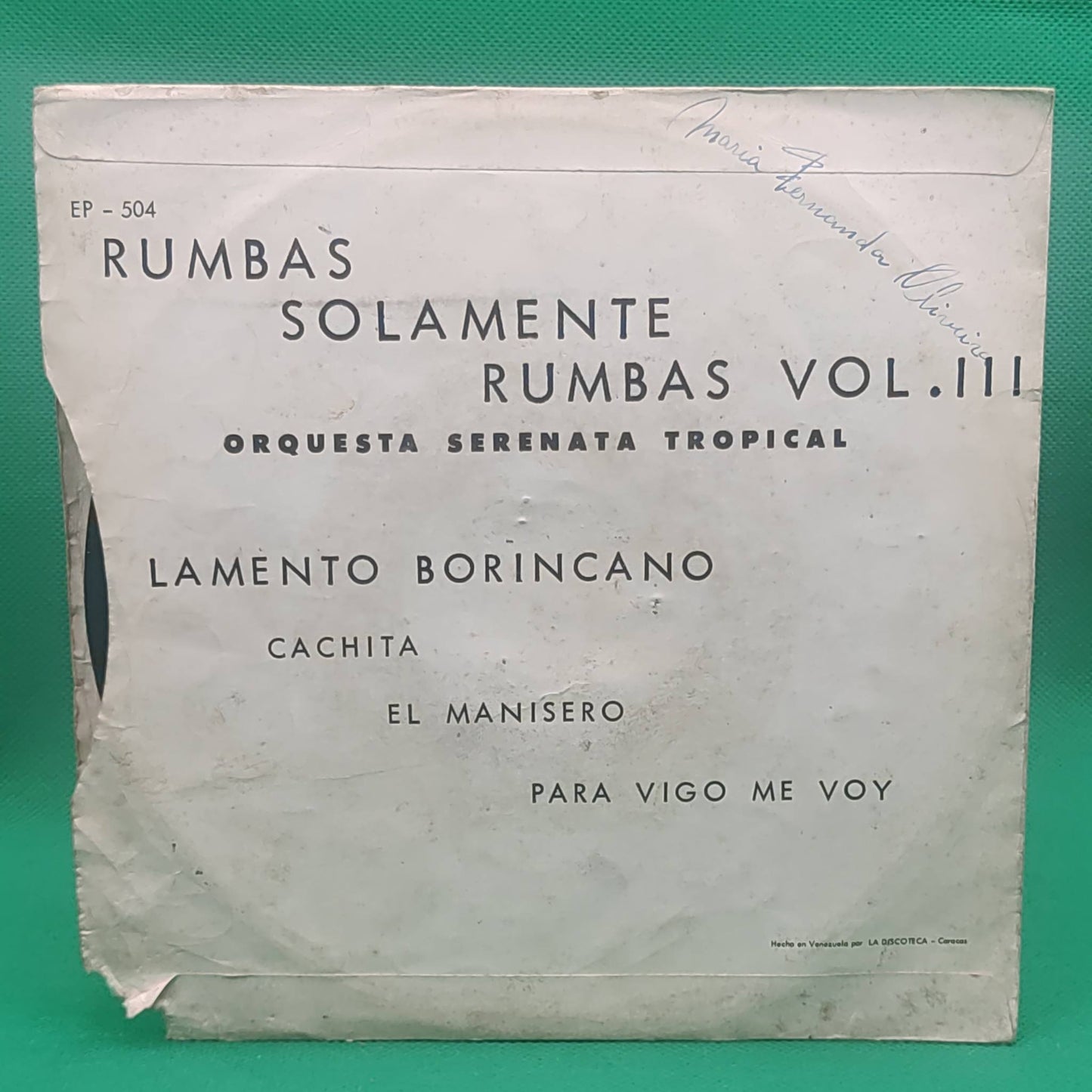 Rumbas Solamente Rumbas - Orquesta Serenata Tropical vol.III
