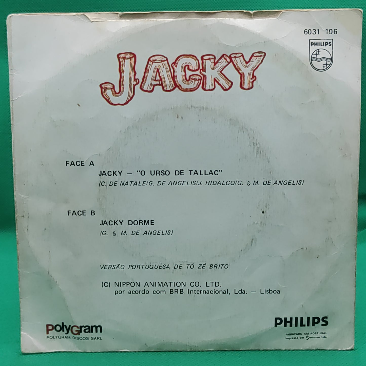 Jacky da serie da TV - O urso de tallac