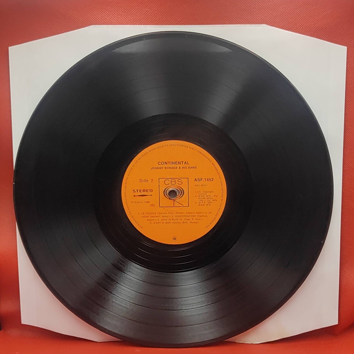 Johnny Bonada And His Band – Continental
