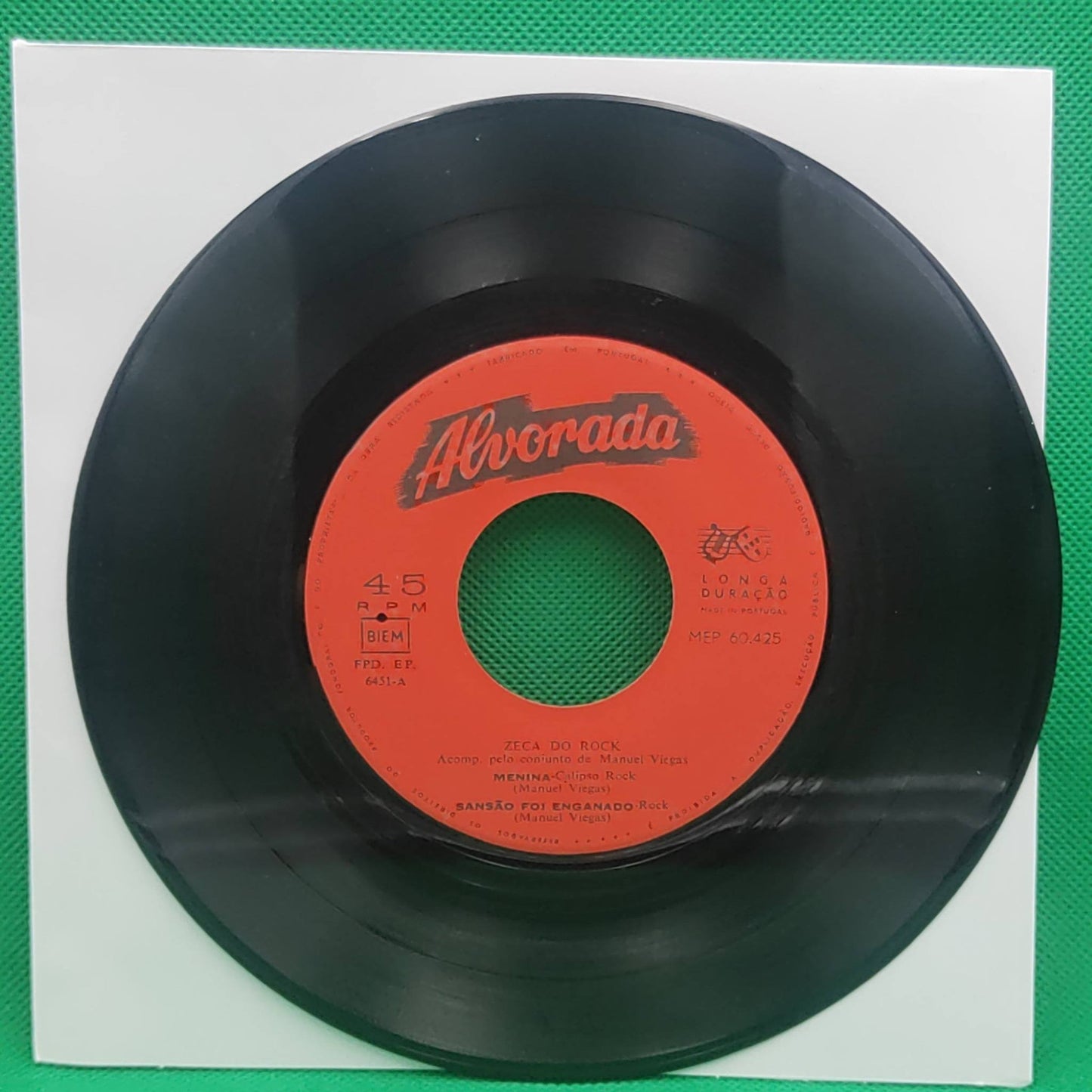 Zeca Do Rock E O Conjunto De Manuel Viegas – Mädchen / Sansão Foi Enganado / Nazaré Rock / Dezassete
