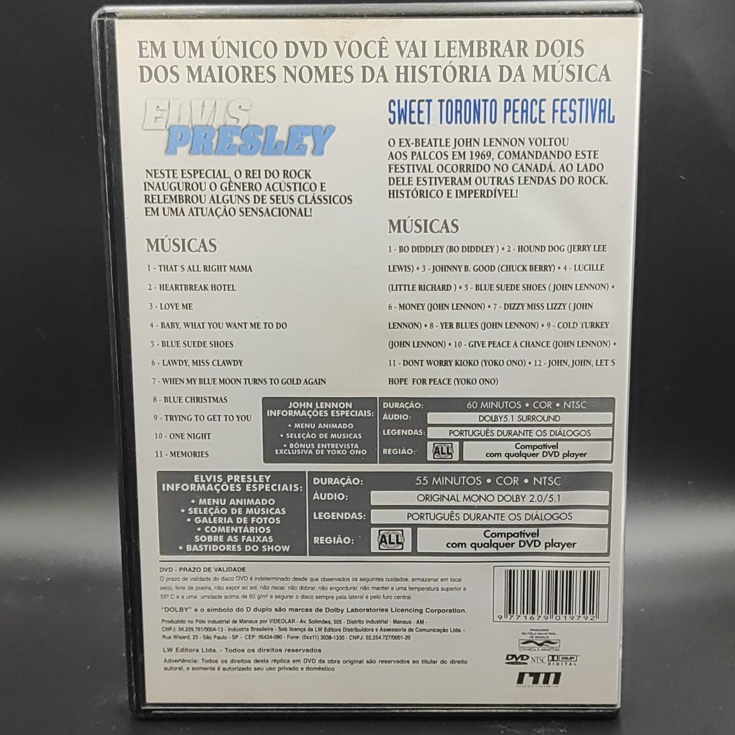 Various – Elvis Presley / Sweet Toronto Peace Festival