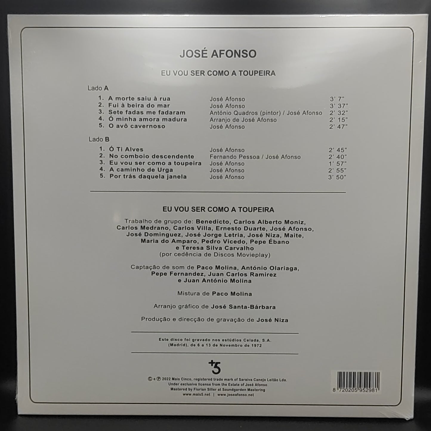 José Afonso - eu vou como a toupeira