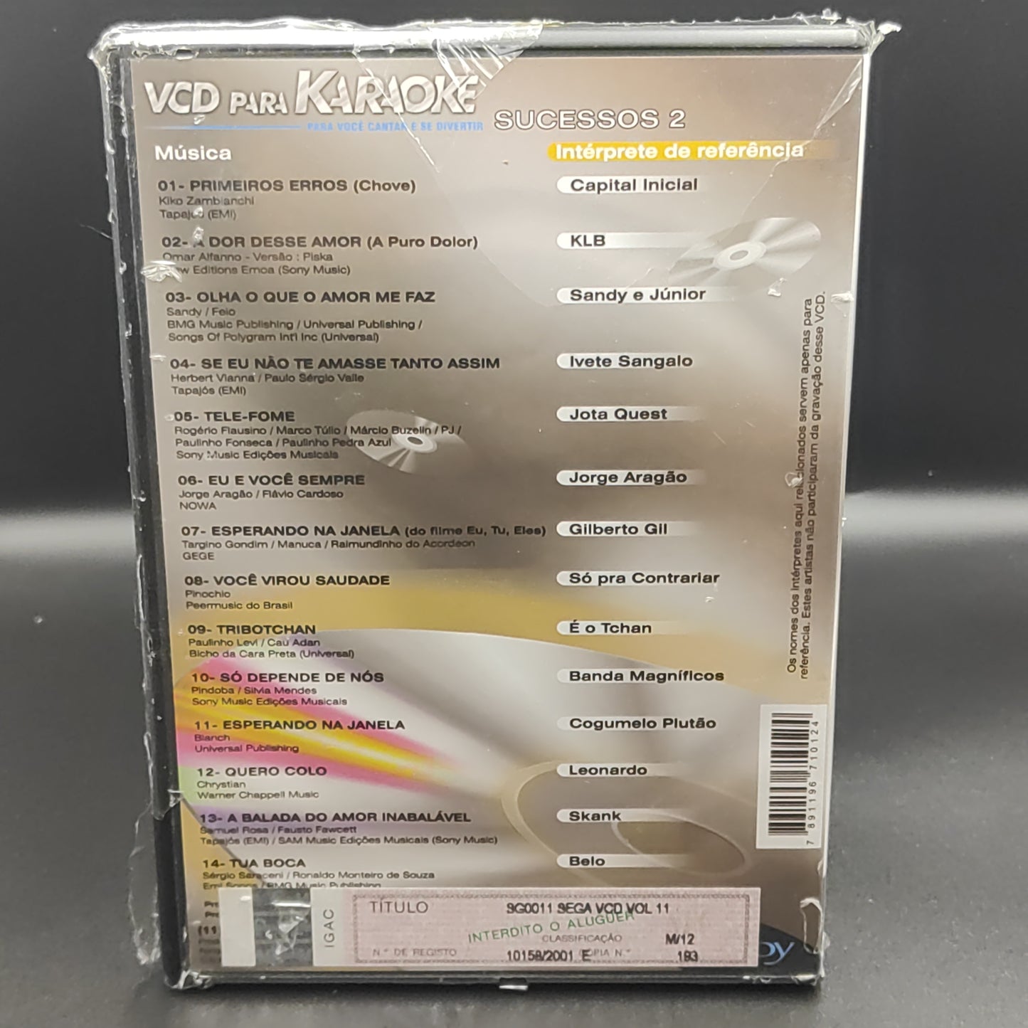 SUCESSOS 2 - VCD para Karaoke