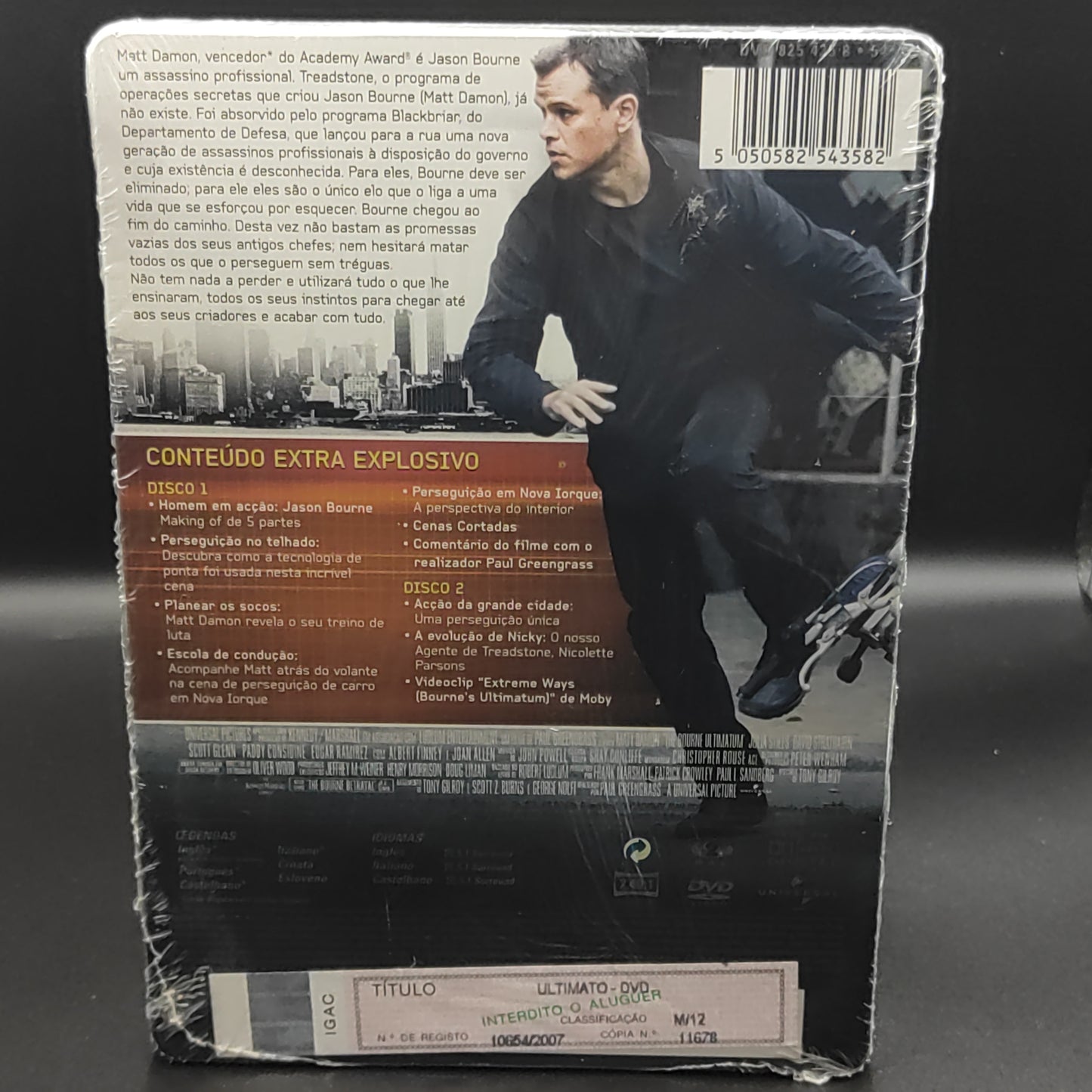 Ultimato - Recordar tudo não Perdoar nada - EDIÇÃO ESPECIAL Matt Damon é Jason Bourne