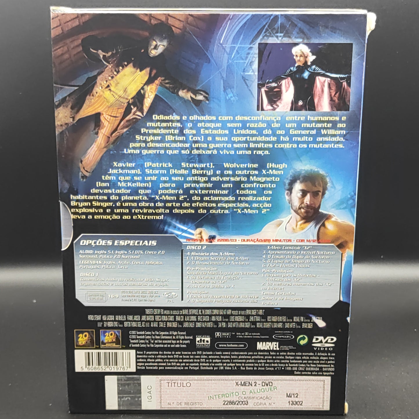X-MEN 2 - EDIÇÃO ESPECIAL 2 DISCOS
