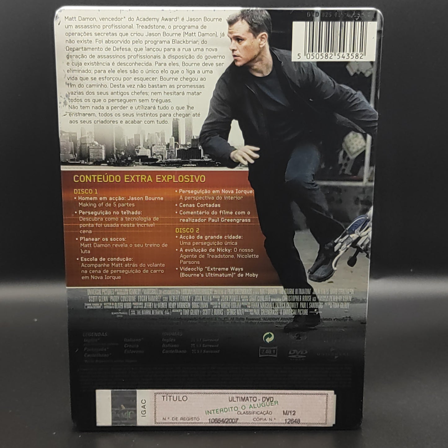 Ultimato - Recordar tudo não Perdoar nada - EDIÇÃO ESPECIAL Matt Damon é Jason Bourne