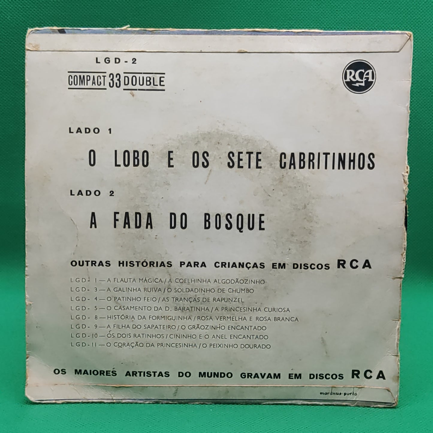 Elenco Rádio Teatral, Zacarias E A Sua Orquestra* – O Lôbo E Os Sete Cabritinhos