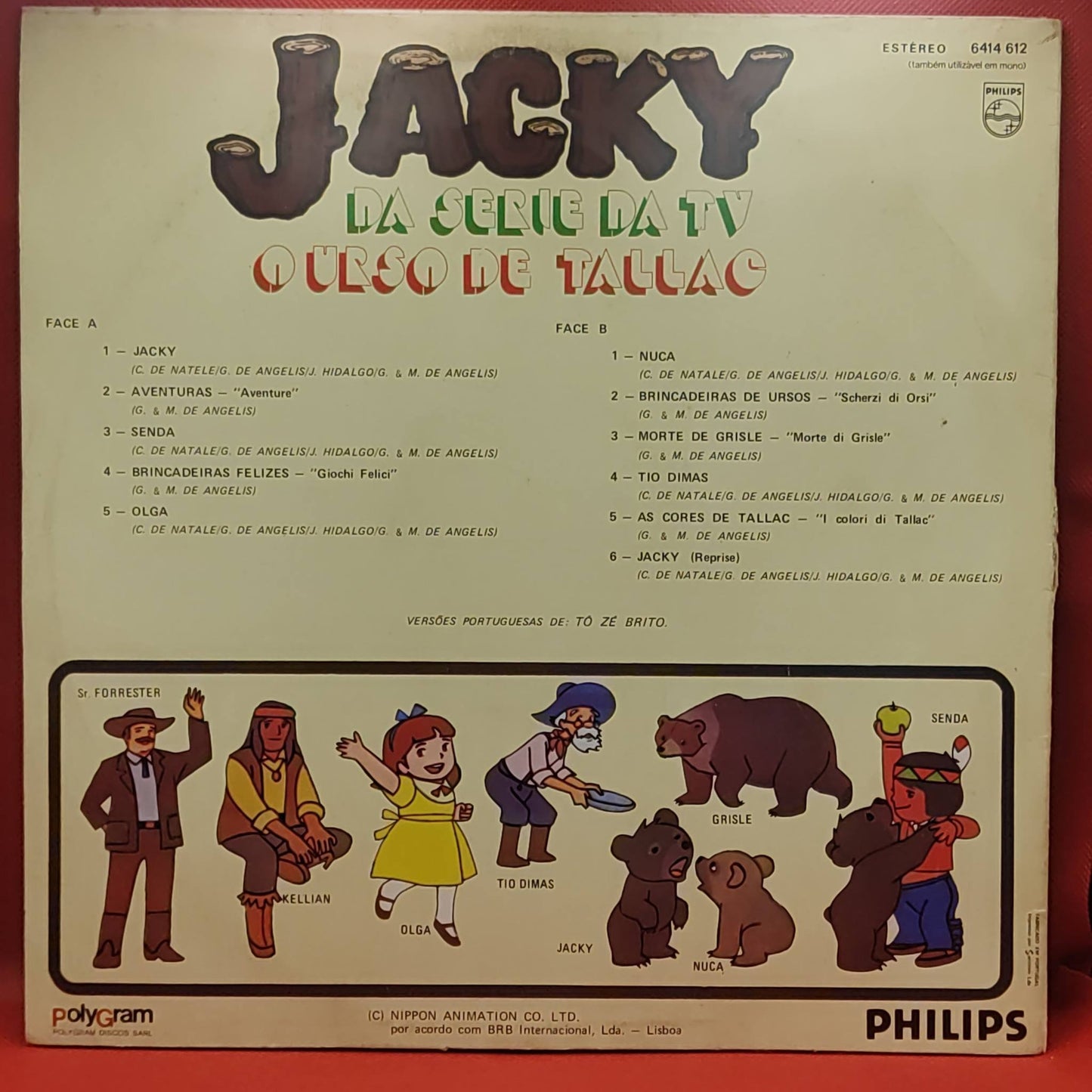 Tozé Brito – Jacky - Da Série Da Tv O Urso de Tallac