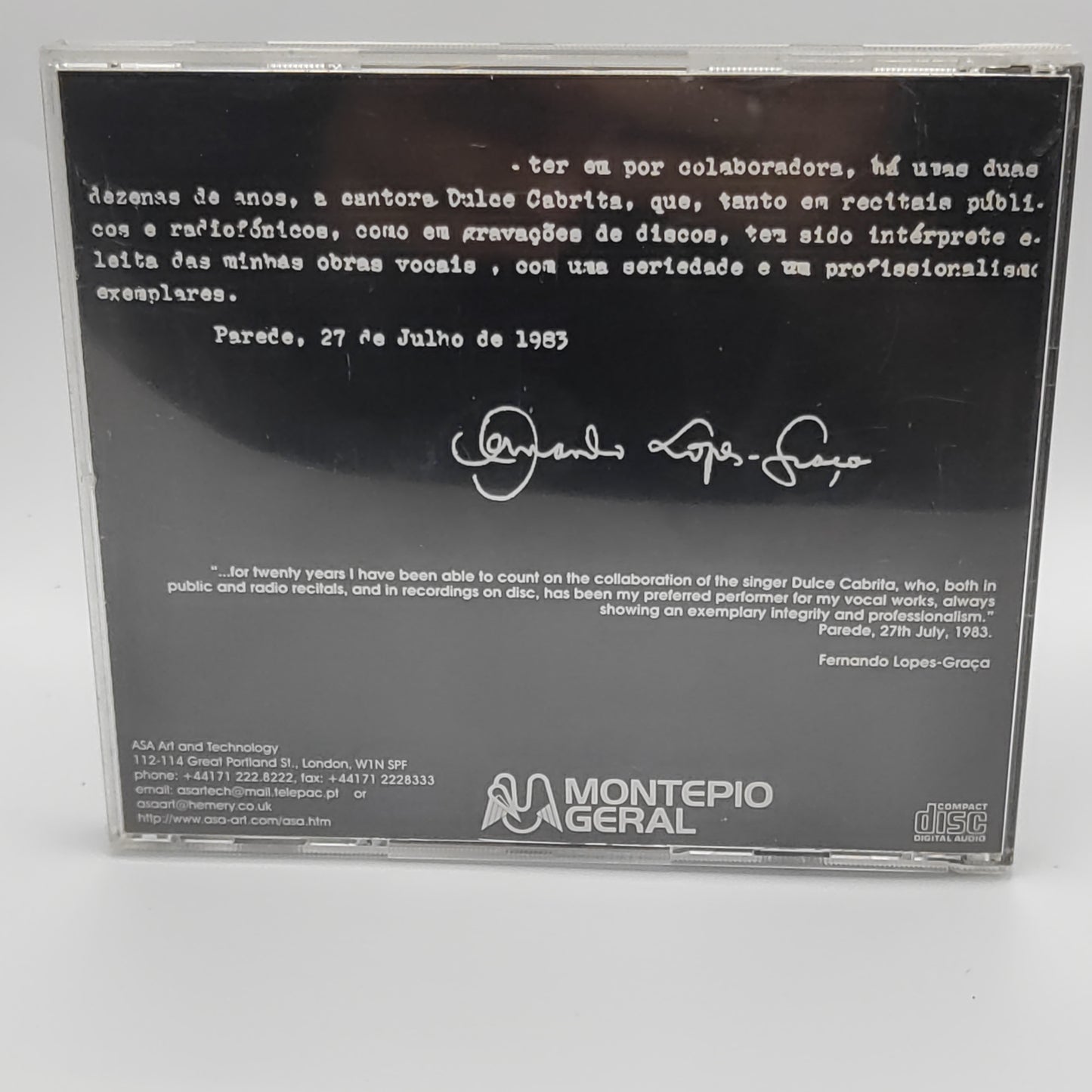 FERNANDO LOPES - GRAÇA