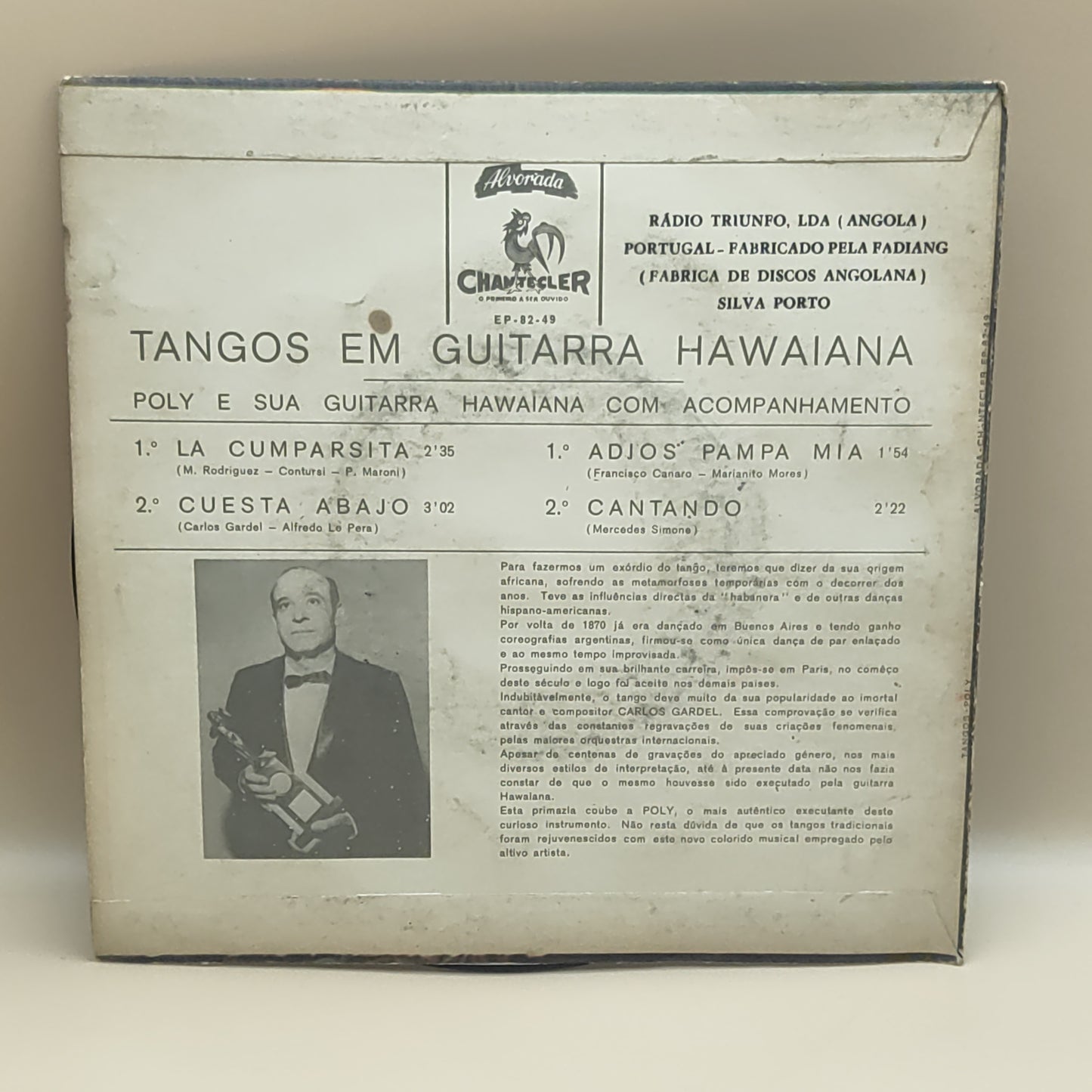 Poly E Sua Guitarra Hawaiana Com Acompanhamento* – Tangos Em Guitarra Hawaiana