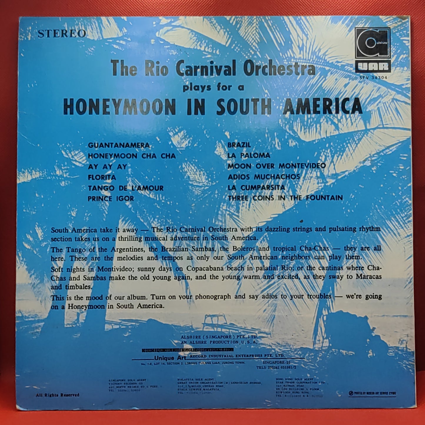 HONEY MOON IN SÜDAMERIKA – DAS RIO CARNIVAL ORCHESTRA