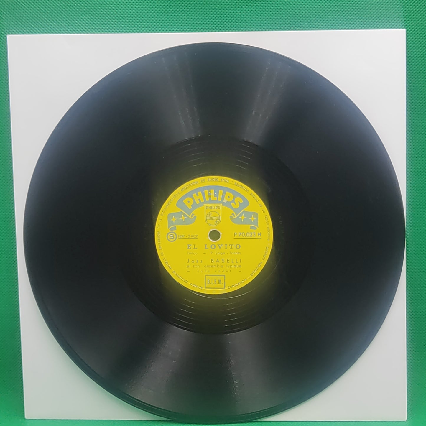 JOSS BASELLI ET SON ENSEMBLE TYPIQUE - SANS CHANT - EL LOVITO