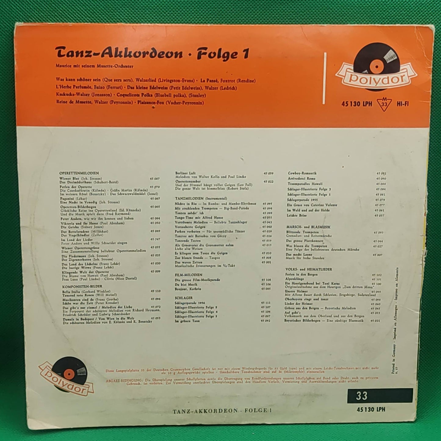 JANZ- AKKORDEON FOLGE 1