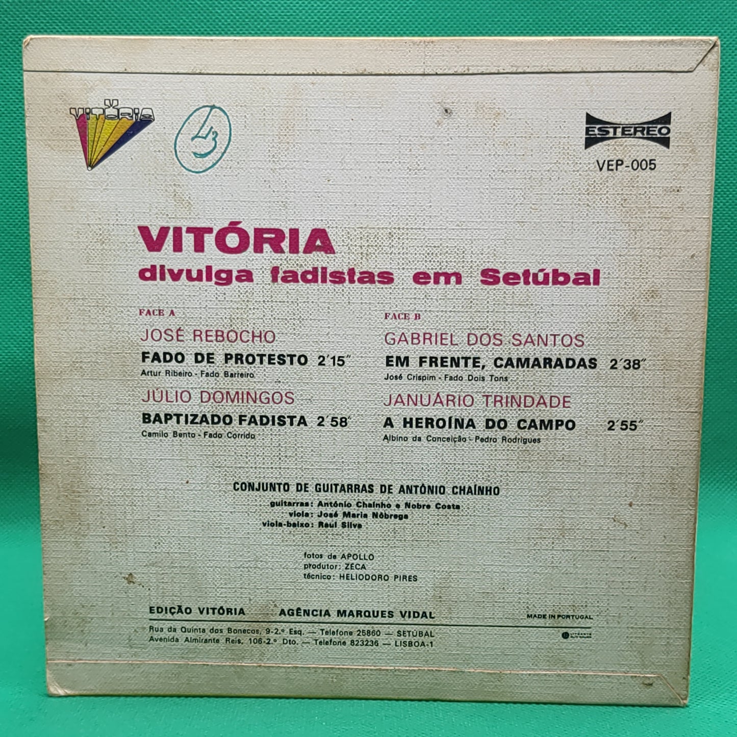 VITÓRIA - Divulga fadistas em Setúbal