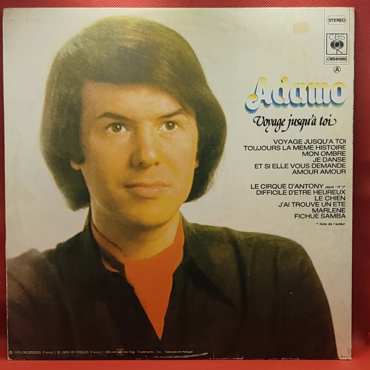 ADAMO - Voyage Jusqu'à Toi