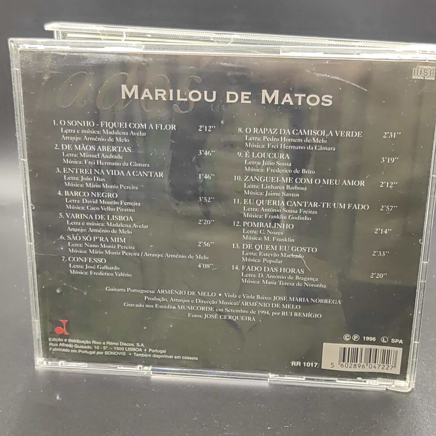 MARILOU DE MATOS – Fados