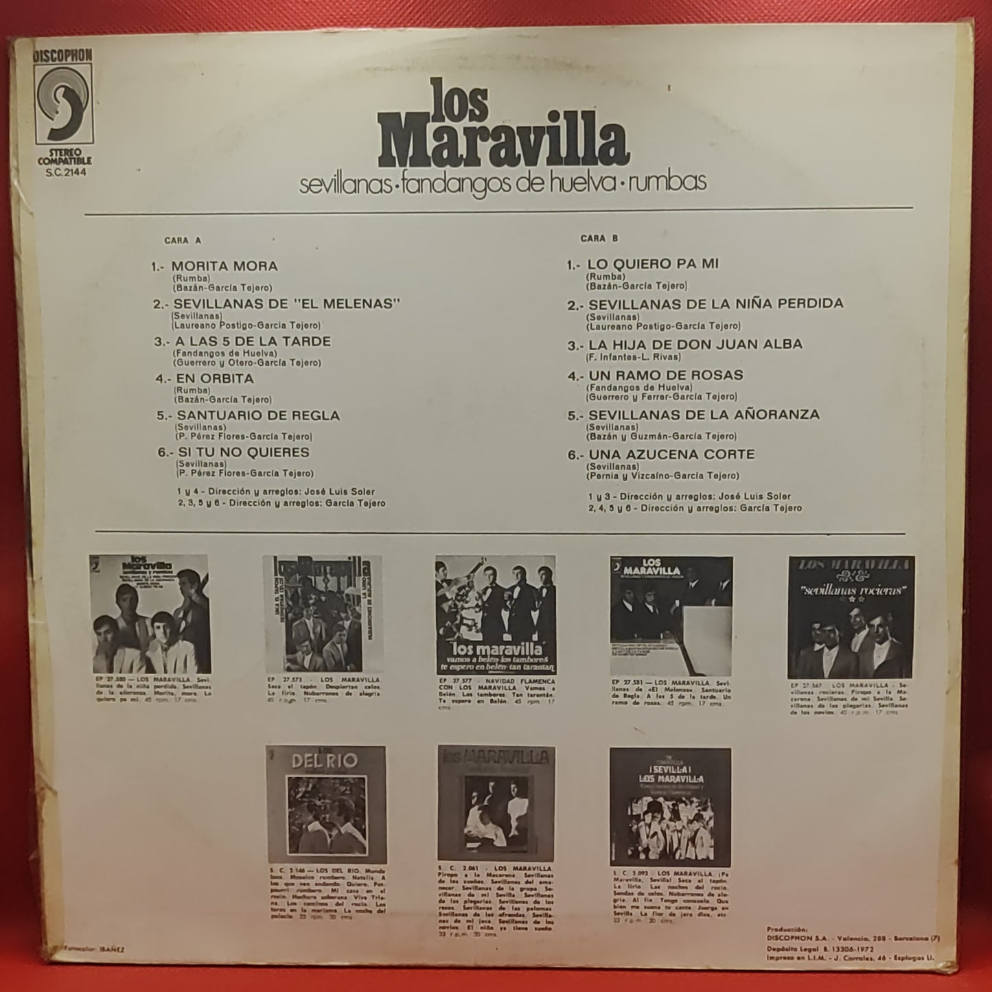 Los Maravilla – Sevillanas – Fandangos De Huelva – Rumbas