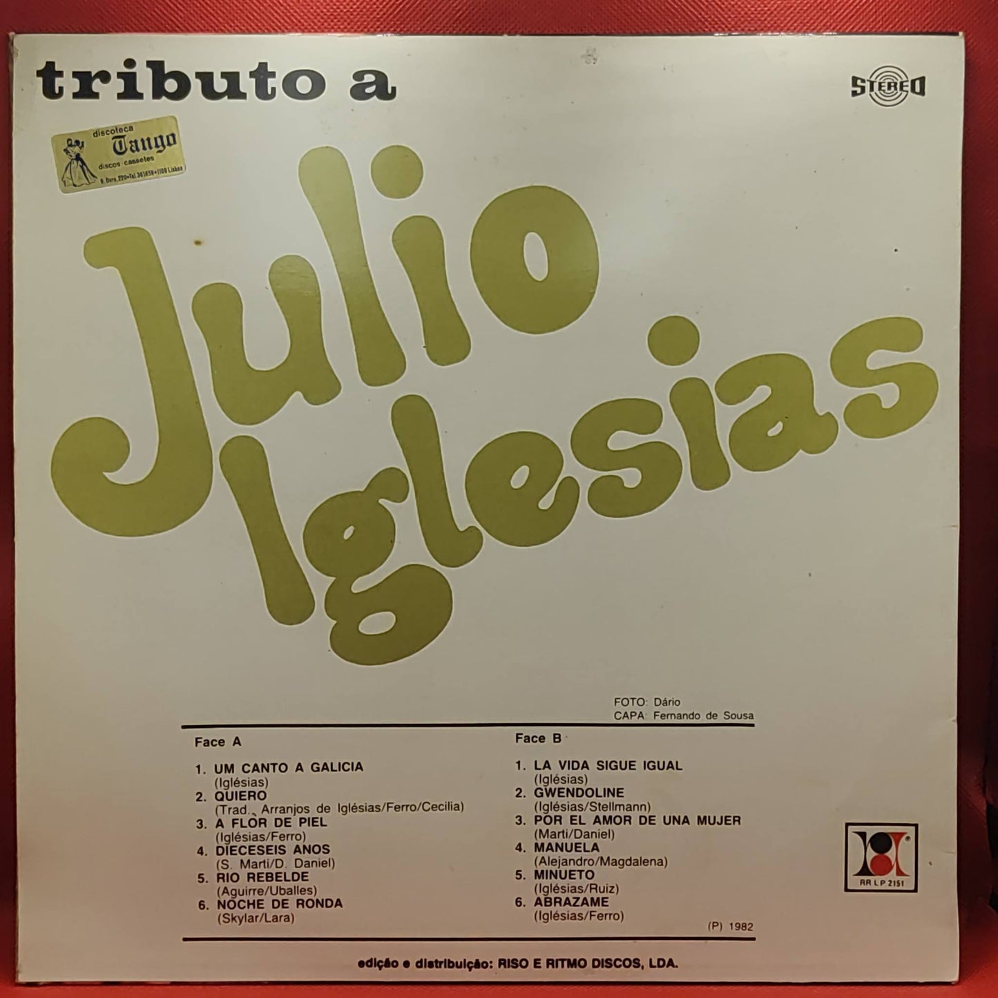 Unbekannter Künstler – Hommage an Júlio Iglesias