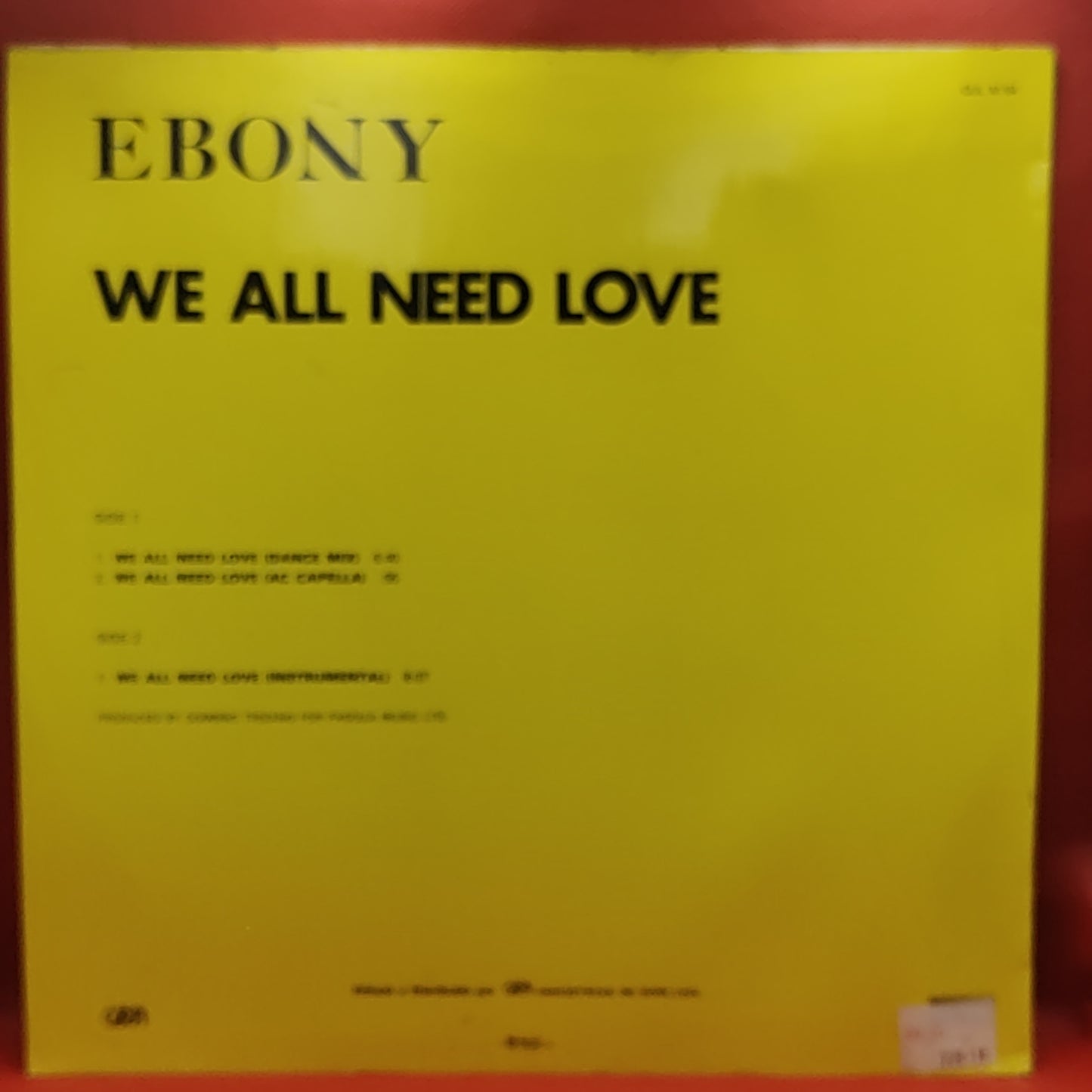 Ebony – Wir alle brauchen Liebe