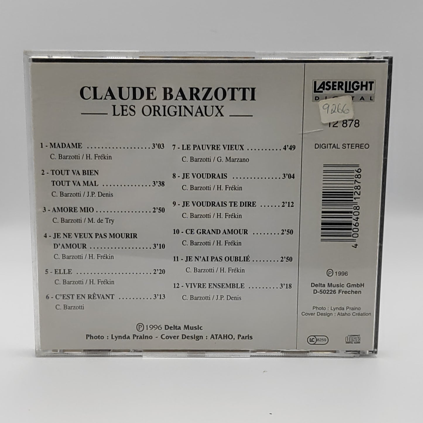 CLAUDE BARZOTTI - Les Originaux