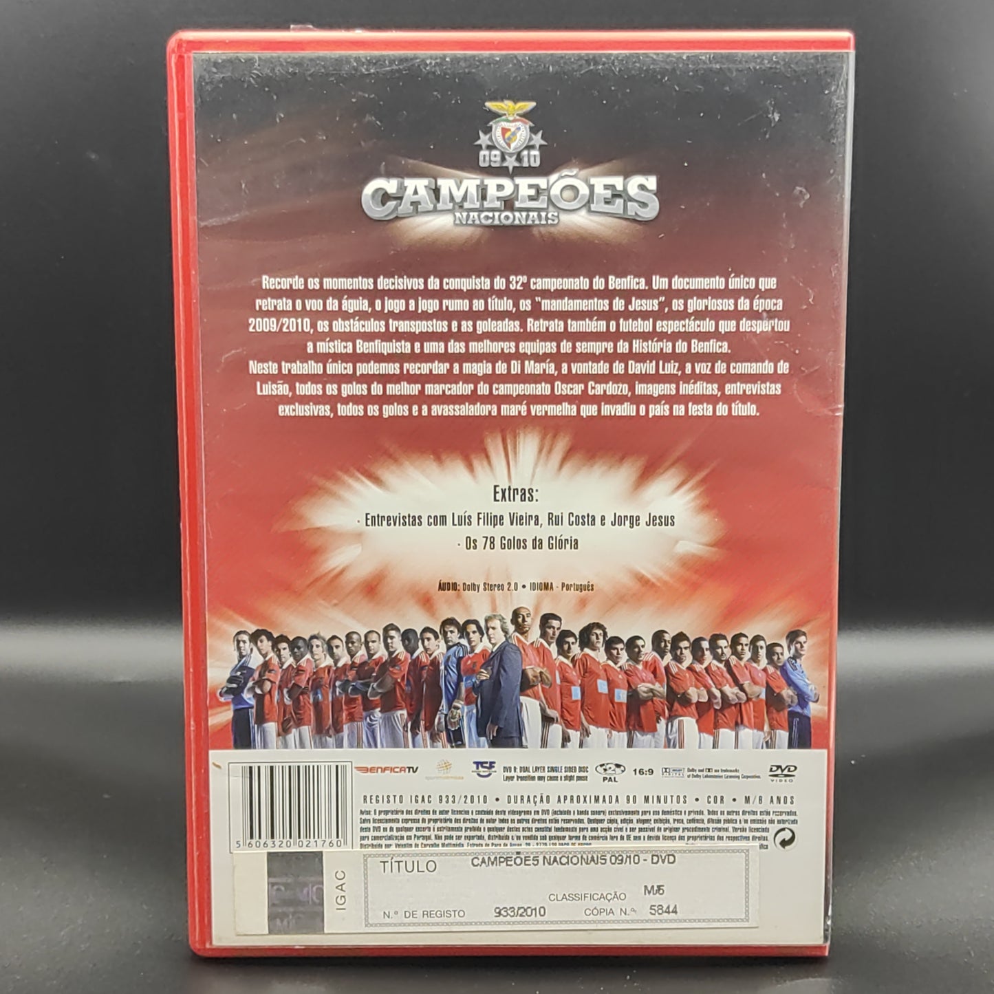 CAMPEÕES NACIONAIS 09/10 - BENFICA