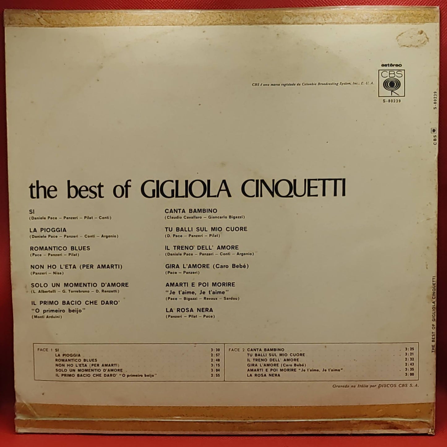 Gigliola Cinquetti – The Best Of Gigliola Cinquetti