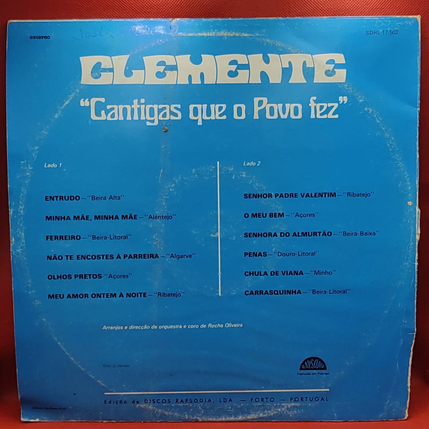 CLEMENTE -CANTIGAS QUE O POVO FEZ