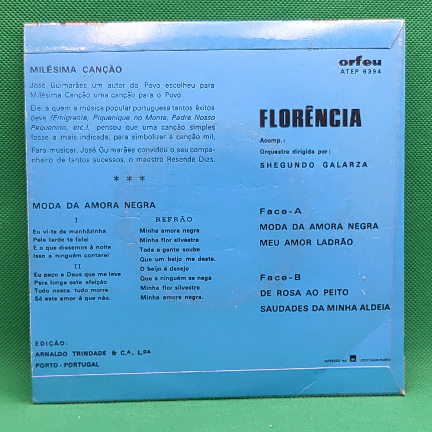 Florência – Moda Da Amora Negra