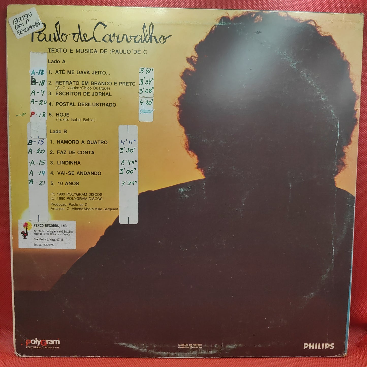 Paulo De Carvalho – Es gab mir sogar einen Weg ...