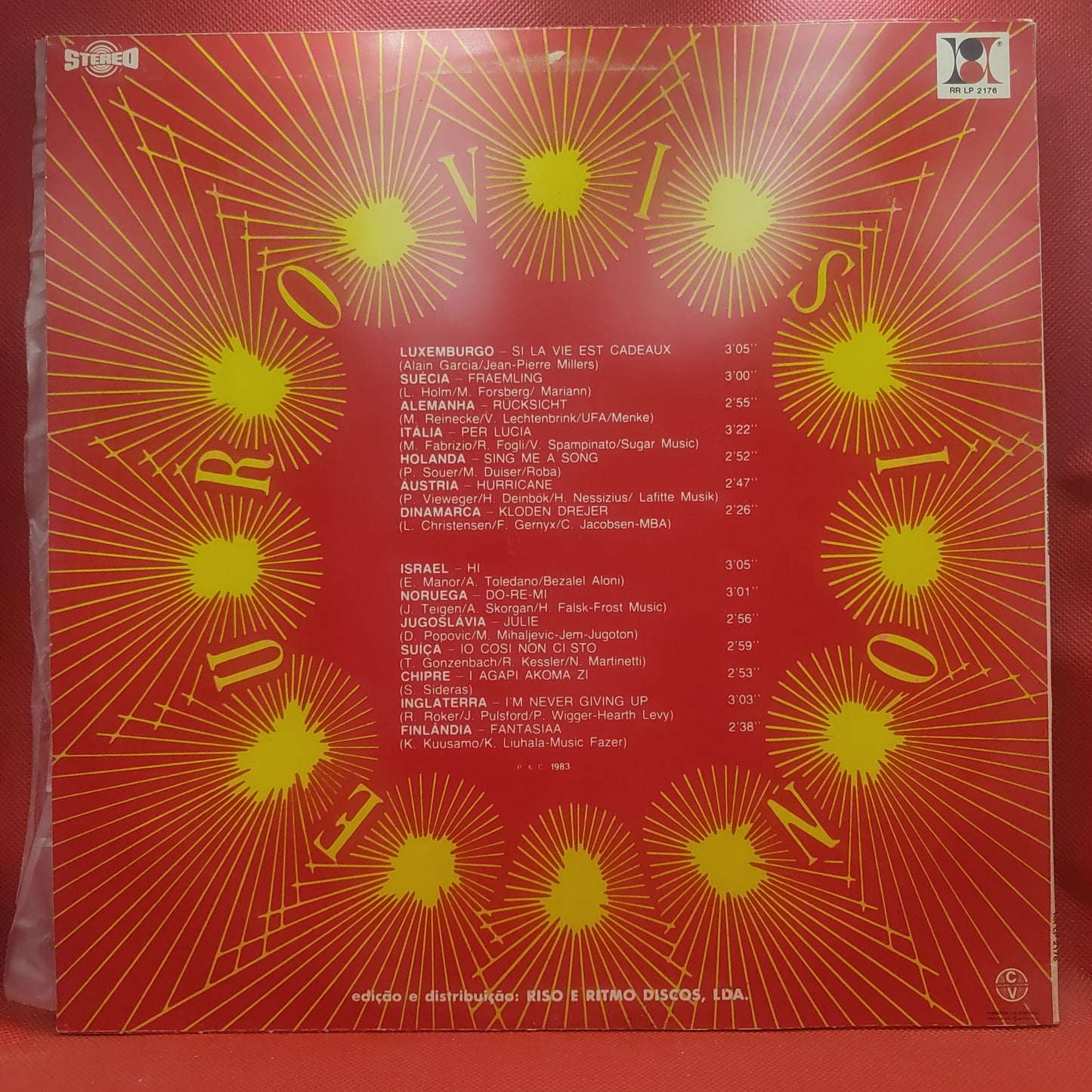 Unbekannter Künstler – Eurovision 83 Luxembourg (Si la Vie Est Cadeaux)