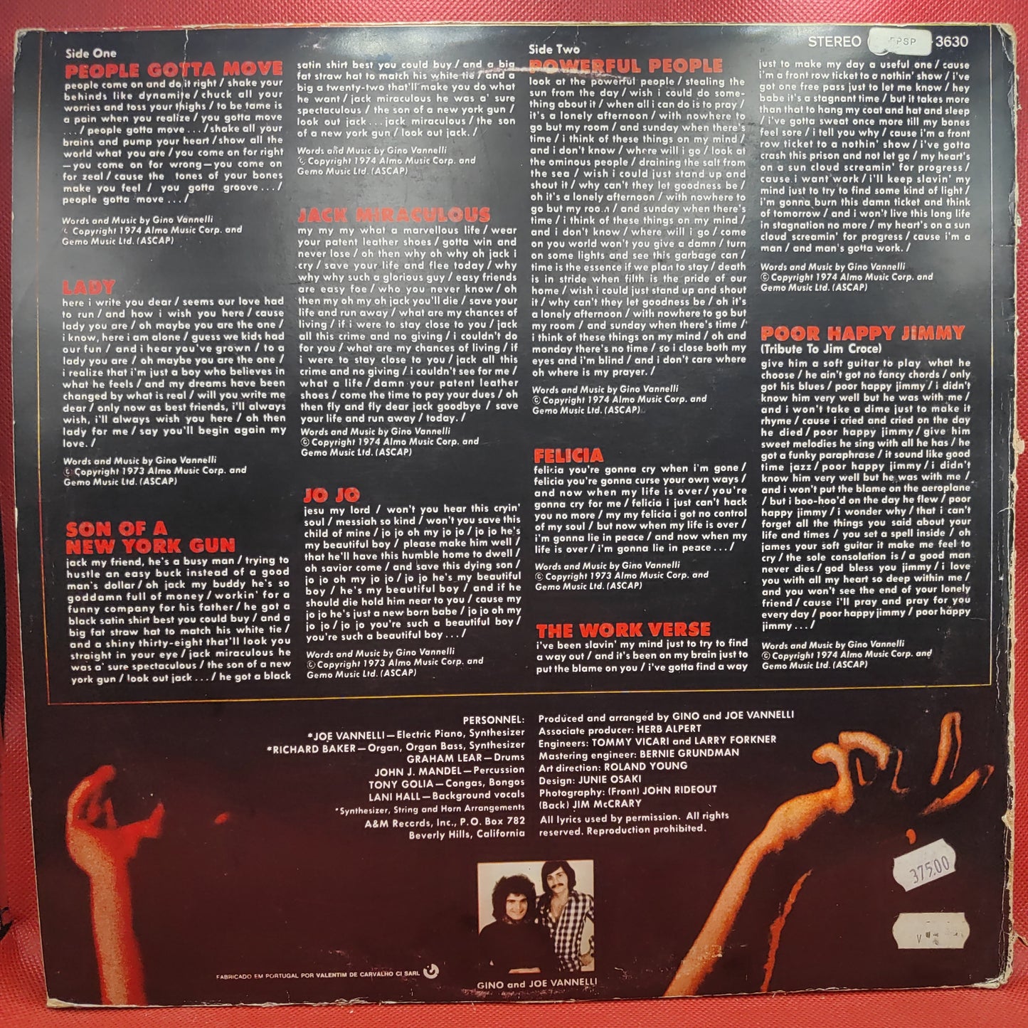 Gino Vannelli – Mächtige Menschen