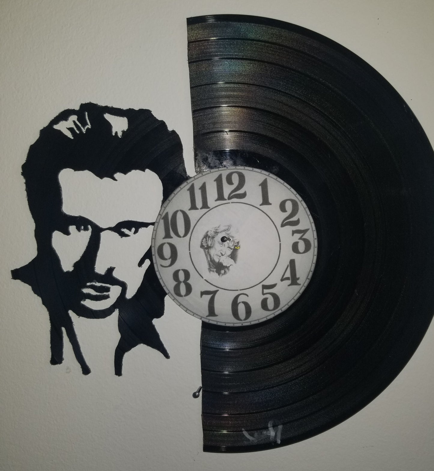 Relógio Vinil - JOHNNY HALLYDAY