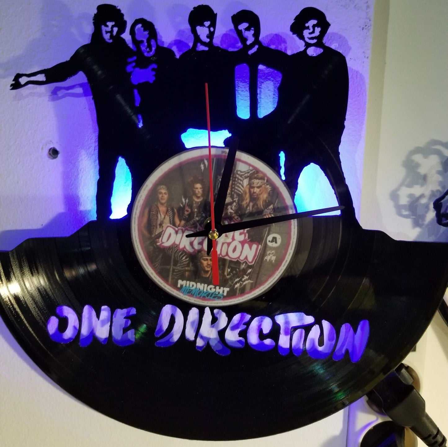 Relógio Vinil - ONE DIRECTION