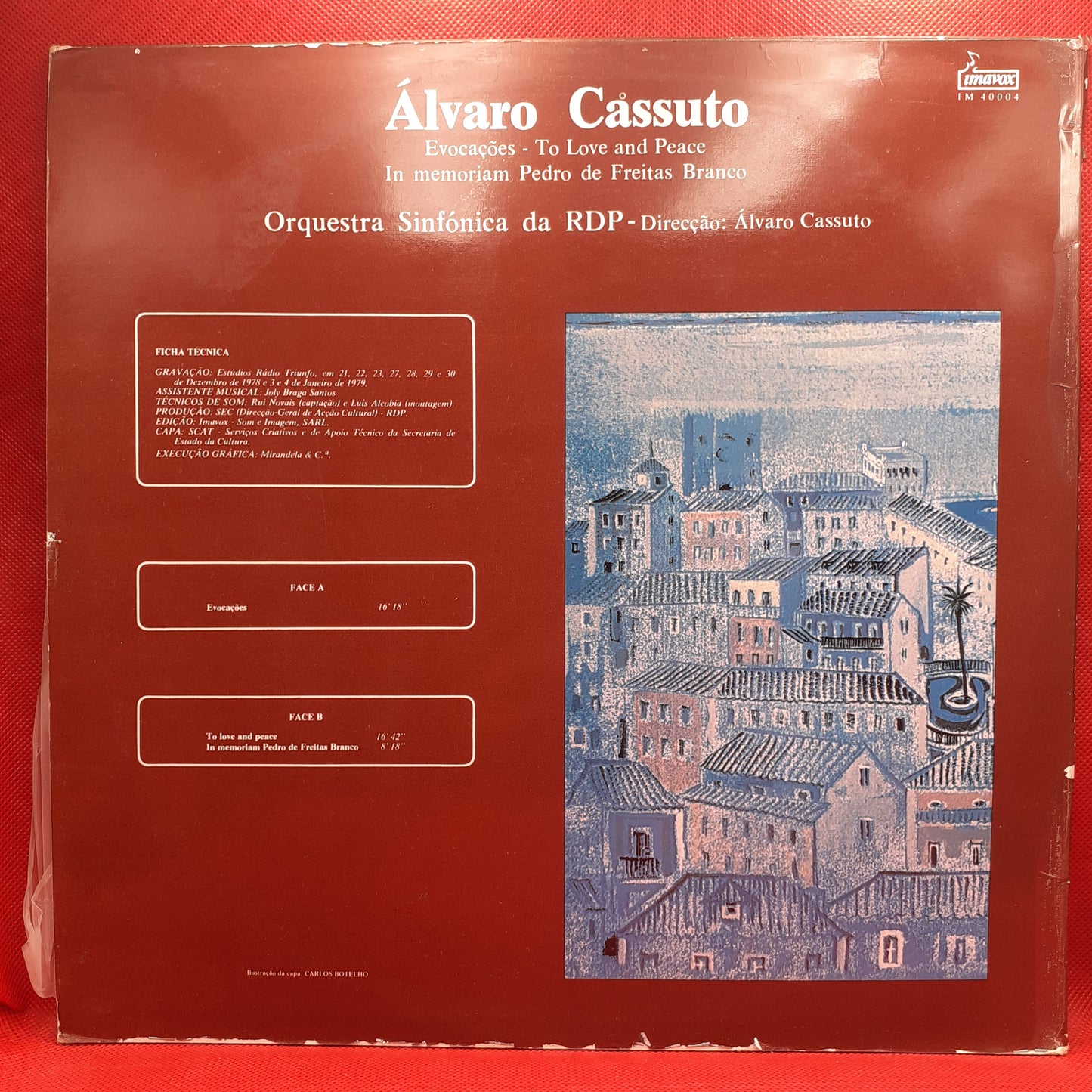 Álvaro Cassuto, RDP Symphony Orchestra – Evocations – To Love And Peace – In Memoriam Pedro De Freitas Branco