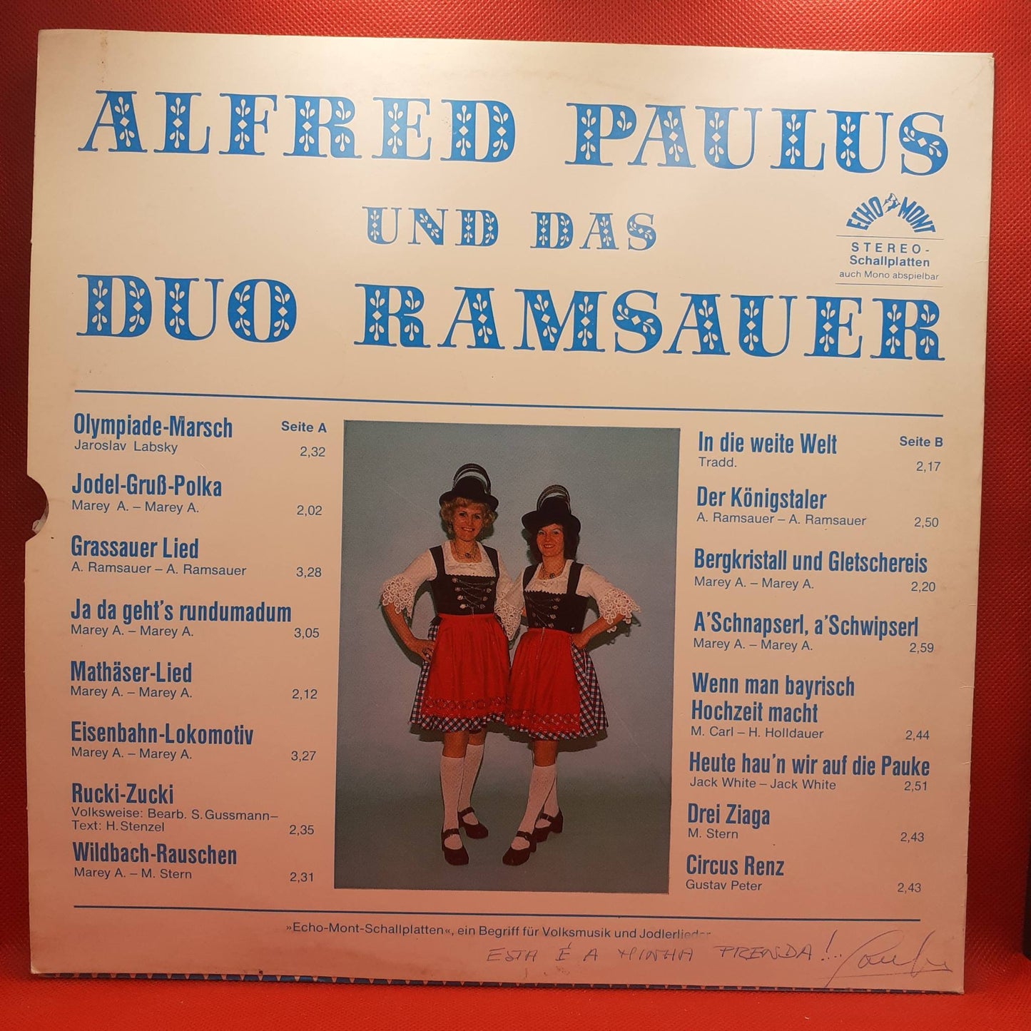 Alfred Paulus Und Das Duo Ramsauer – Alfred Paulus Und Das Duo Ramsauer