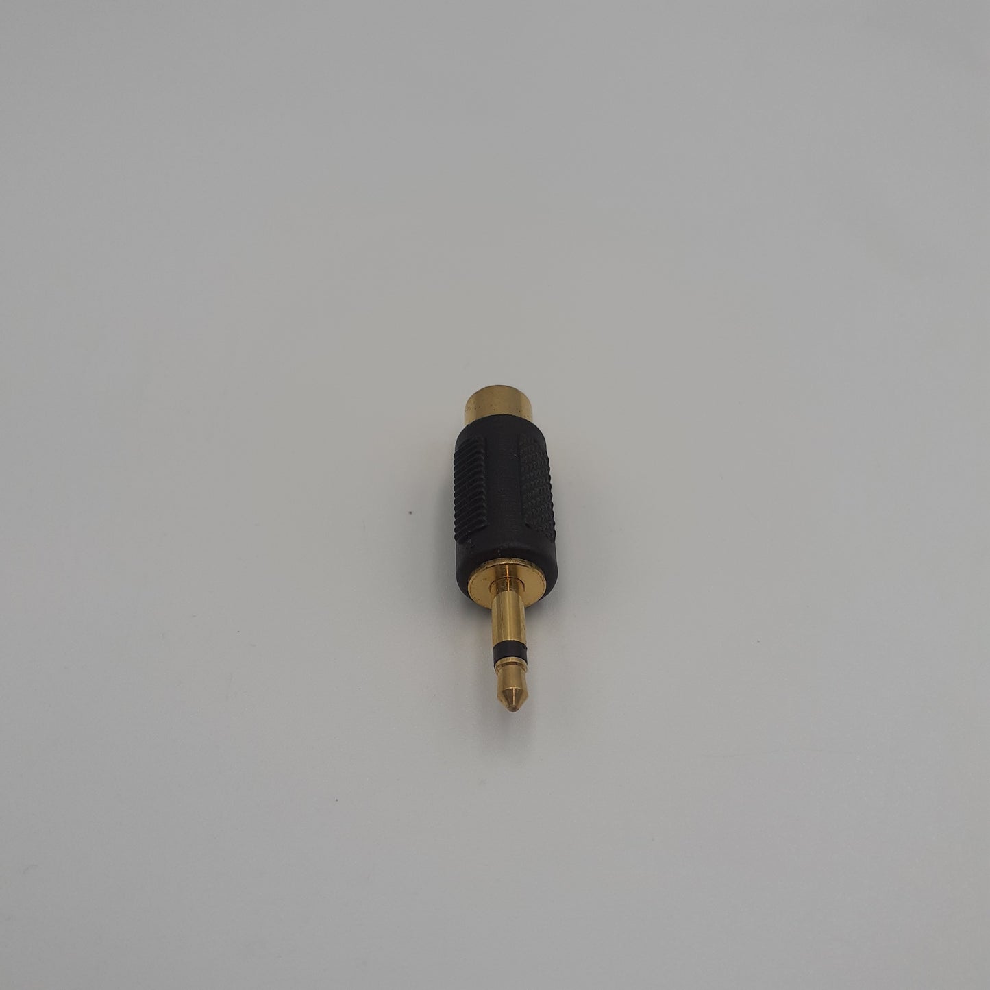 Adaptador Jack Dourado 3,5mm Macho Mono RCA REF:4660BL