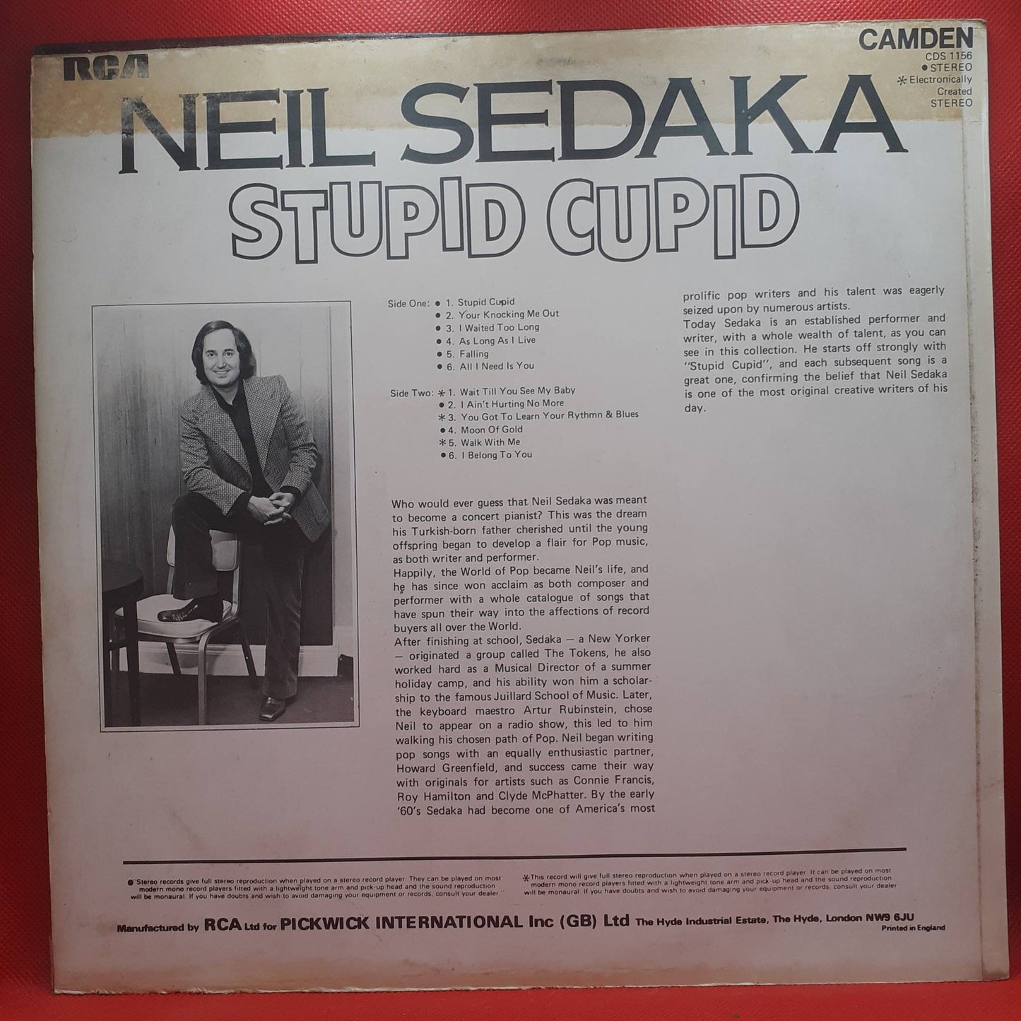 Neil Sedaka – Stupid Cupid